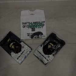 Bape And Awful Lotta Cough Syrup Shirts 