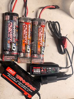 Traxxas NiMH Batteries with Charger and Power Supply
