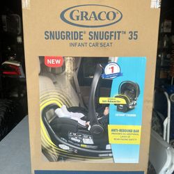 Graco SnugRide SnugFit 35 Infant Car Seat with Anti-Rebound Bar