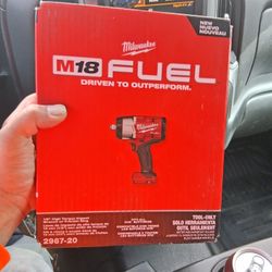 M18 Fuel Milwaukee Wrench Impac With Red Lithium Forge Xc8.0 Batterie 