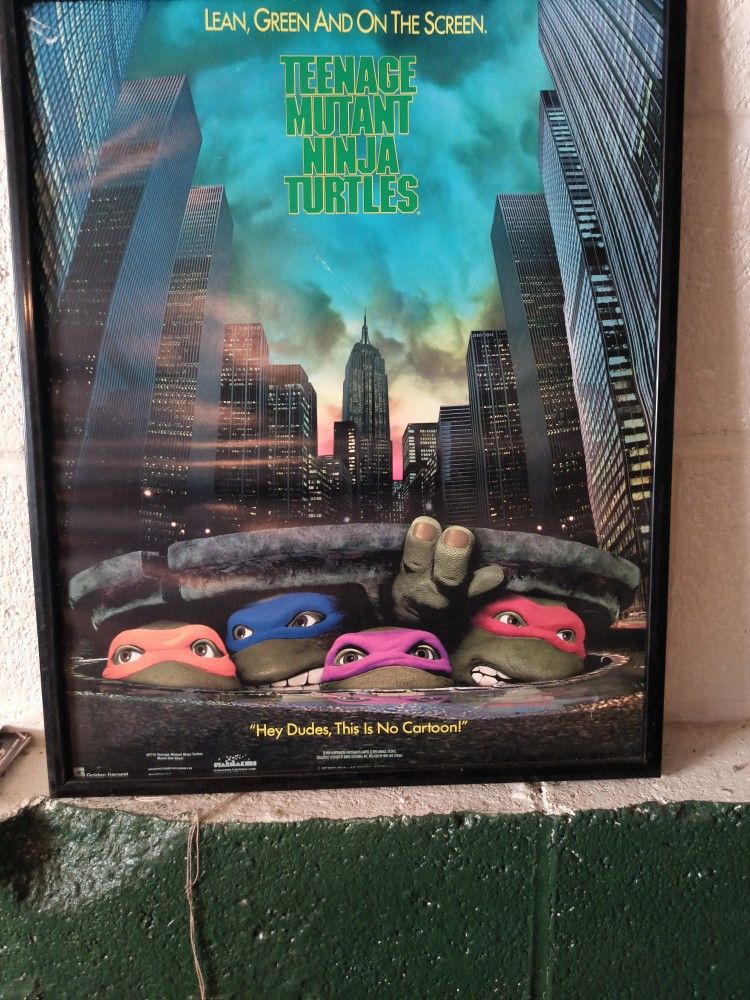 Teenage Mutant Ninja Turtles Framed Poster