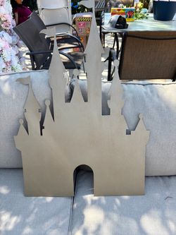 Disney castle cutout