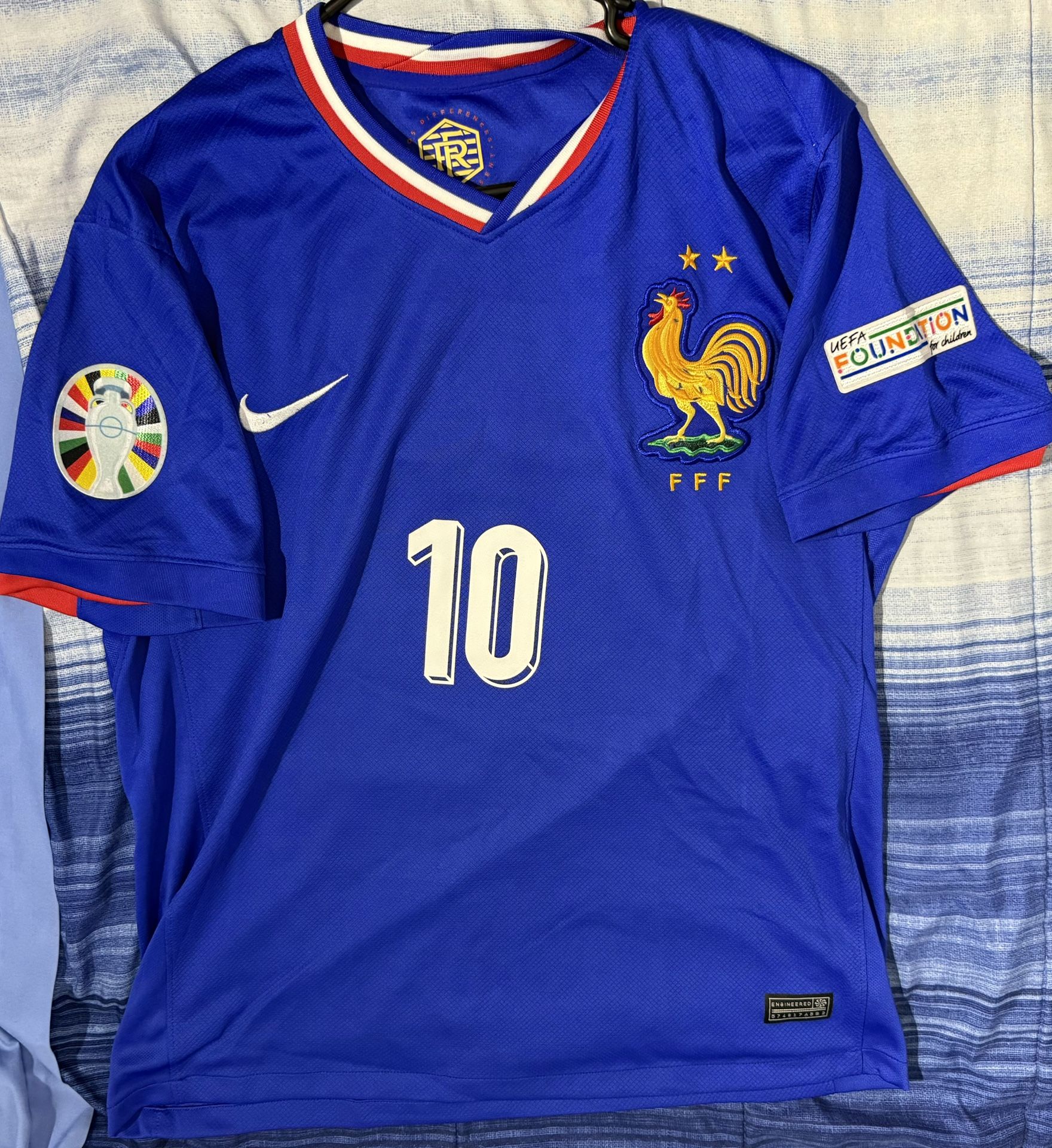 France 2024 Home Jersey #10 MBAPPE