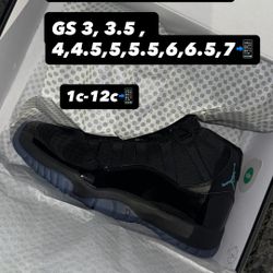 2025 Gamma Retro 11 ( Size 8-12 ) (3-7GS ) DMV📍