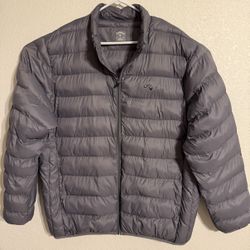 Callaway Jacket Men's Puffer Full Zip Charcoal Gray XXL