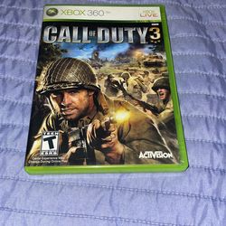 Xbox 360 Call of Duty 3