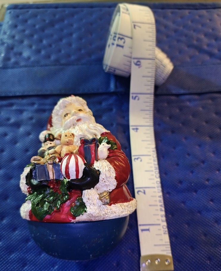 Resin Santa with Toys