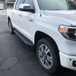 Go Rhino RB20 Running boards with bedliner coating