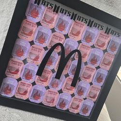 Mcdonalds Bts sauce collection in frame