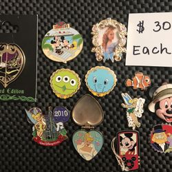 Disney Pins $30 Each