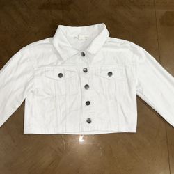 White Jean Jacket