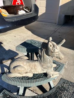 Vintage Unicorn Garden statue