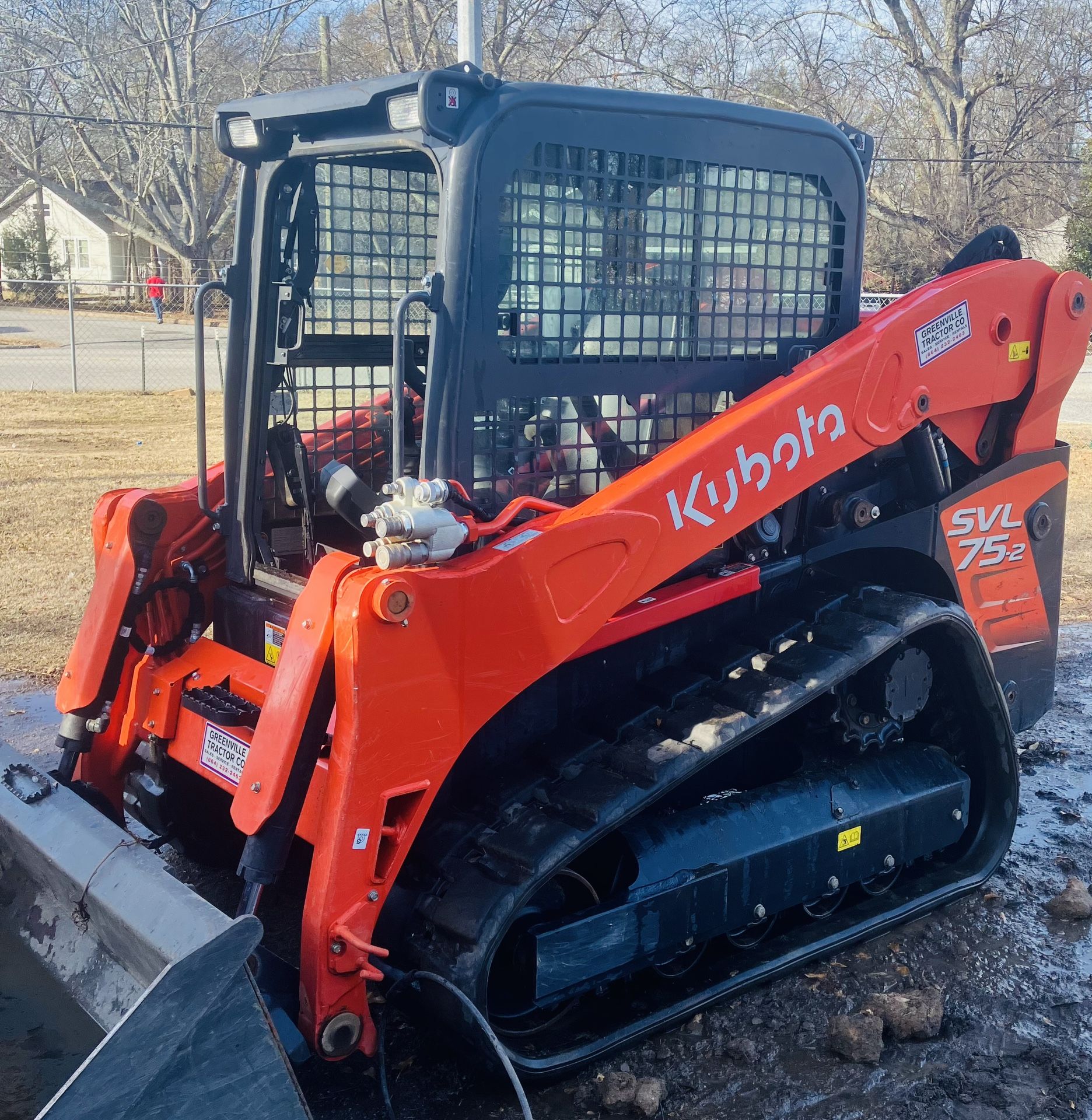KUBOTA SKID STEER SVL75-2 & BOTH ATTACHMENT INCLUDE