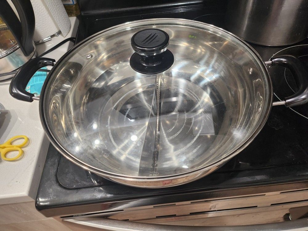 Divided Hotpot Stainless Steel