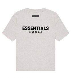 Light Oat Essential T Shirts 2 size Med, 2 size Small, 1 Size Large and 1 XL