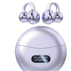 M79 Wireless Earphones Bluetooth 5.4 Ear Clip Headphones Bone Conduction TWS Earbuds SportFACTORY SEALDED NEW