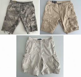 lot of 3 men’s cargo shorts Jordan Craig + Polo Ralph Lauren - size 30 / 32