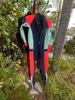 Rip Curl Full Wetsuit Navy Red Mint