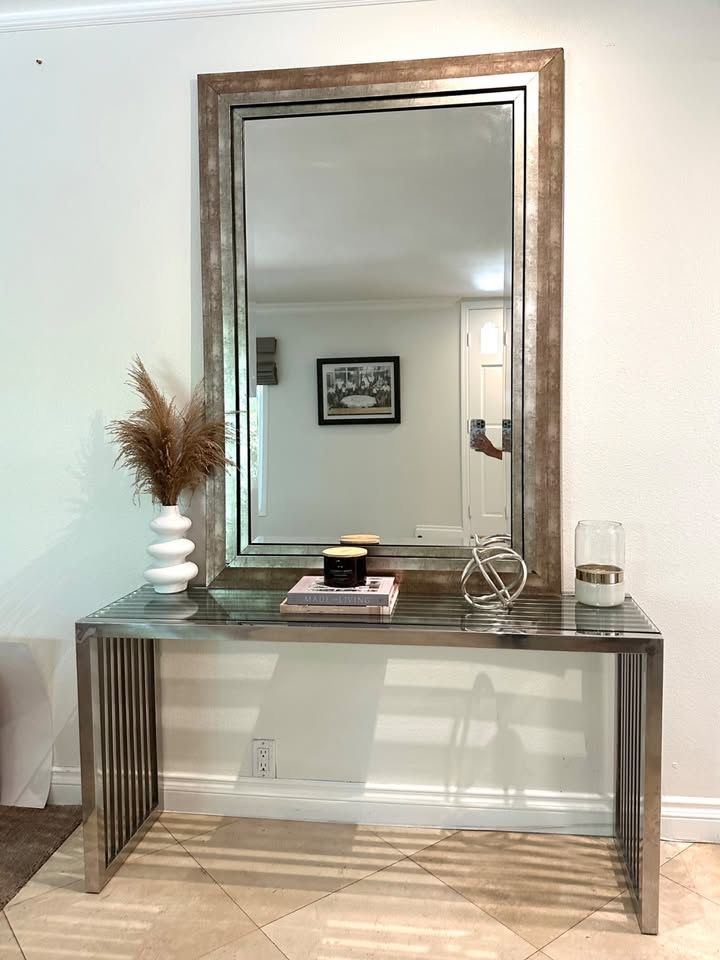 Champagne Accent Decorative Mirror,All Products : American Fashion Style Bags On Sale