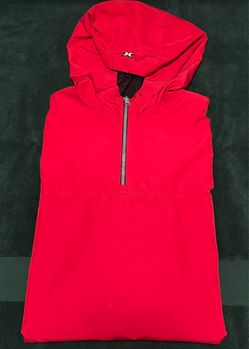 Women’s Hurley Red Windbreaker Jacket Size Medium