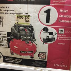Portable Cable Compressor Include Finish Nailer And Holes New
