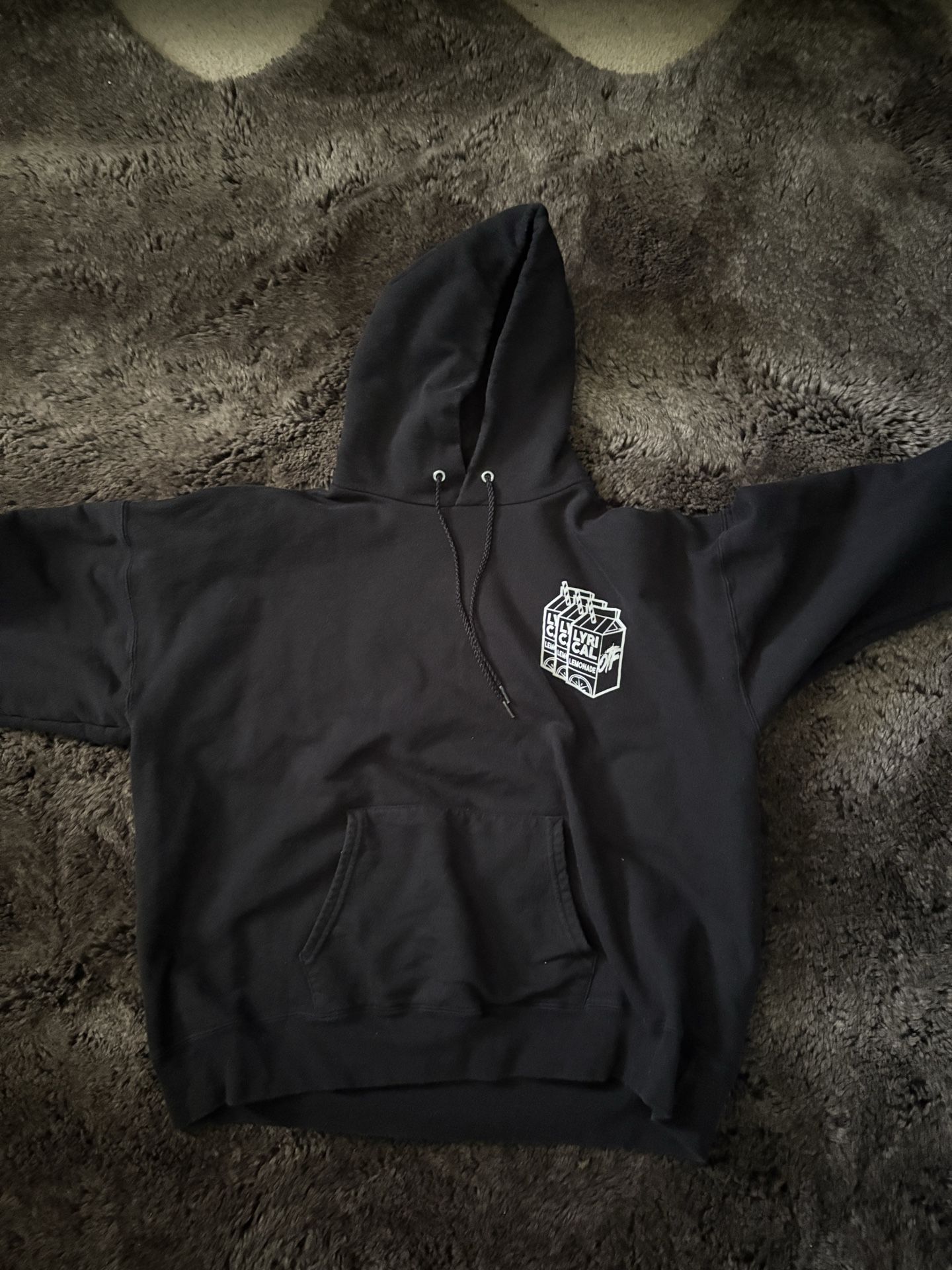 Xl Lyrical Lemonade X OTF black hoodie