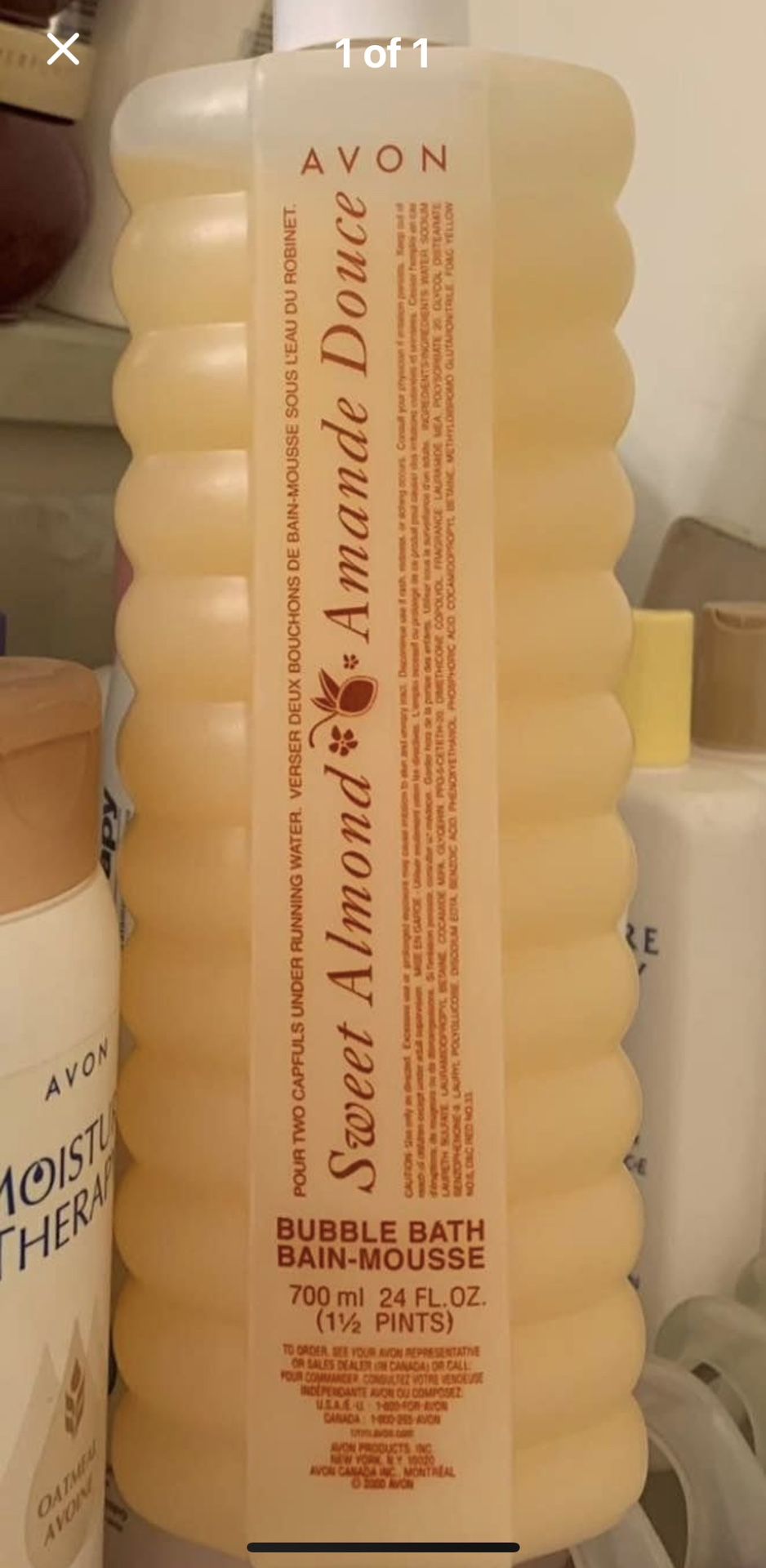 Avon Sweet Almond Bubble Bath