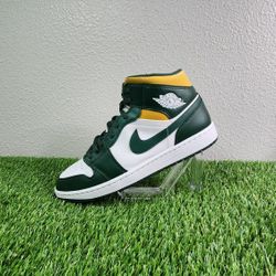 Nike Air Jordan 1 Mid Sonics 2021 554724-371 Mens 