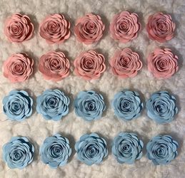 Gender reveal flowers