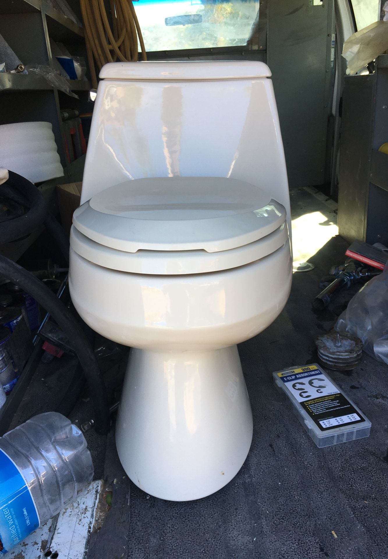 Kohler toilet almond color