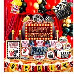 Movie Theme B-day Party Decoration Set