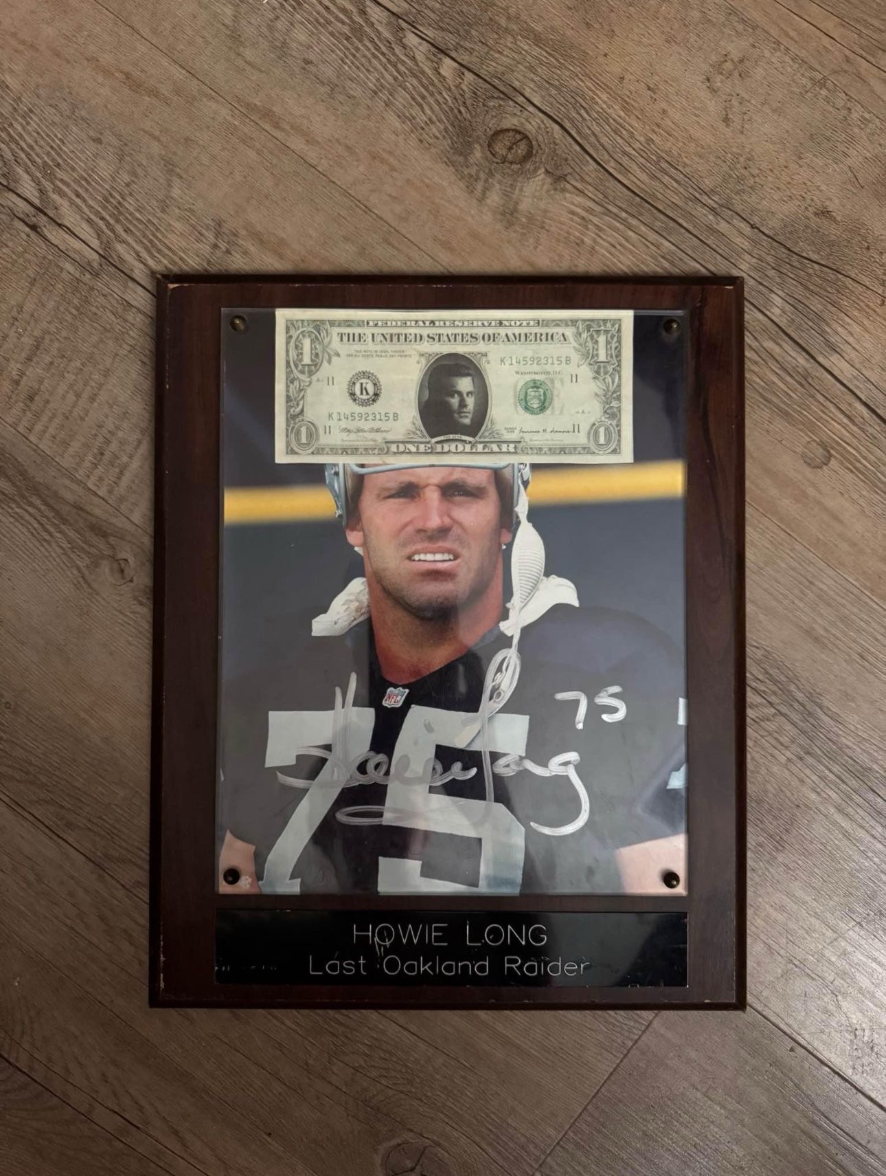 Raiders Signed Frame