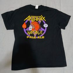 Anthrax War Dance Pale Ale 2018 Tour Shirt Size Large