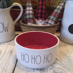 Rae Dunn HO HO HO Pet Dish