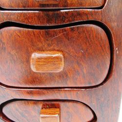 Large 3 drawer Brazilian Cherry Bandsaw Box.