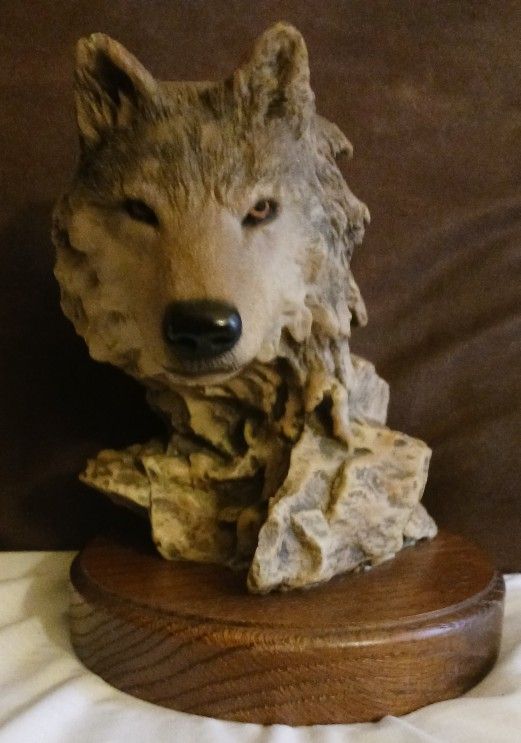 Wolf Head by Mill Creek Studios