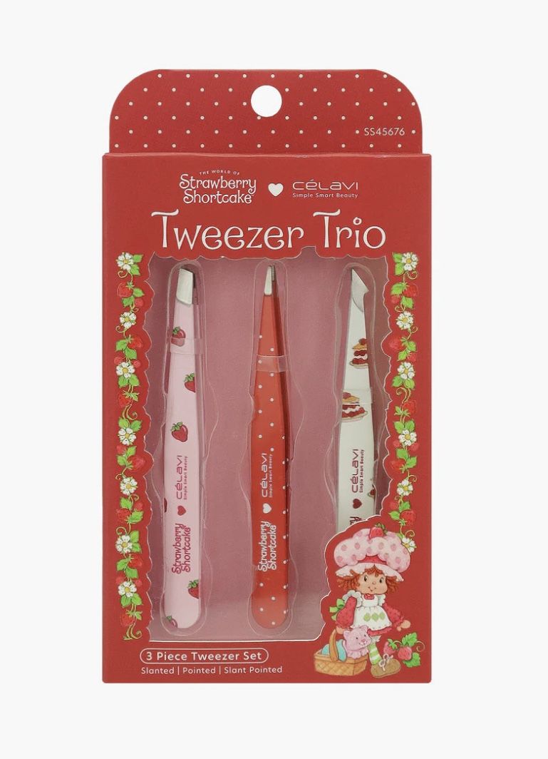 Strawberry Shortcake Tweezer Trio