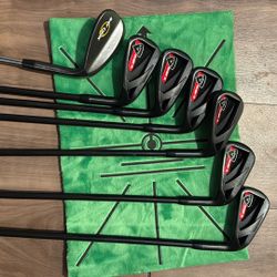 Callaway Razr X Black irons - Senior Flex - Played Less Than 15 Times