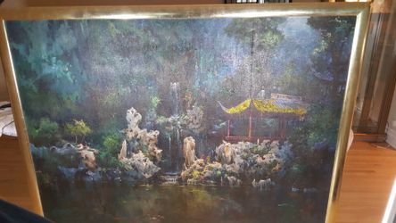 Oil painting wit frame
