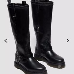 De Martens Anistone Knee High Boot (Women