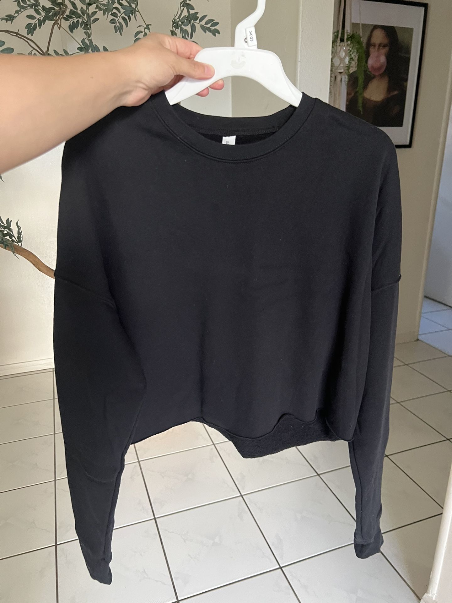 Women Crop Crewneck