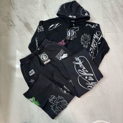 Hellstar set Hoodie + Sweatpants