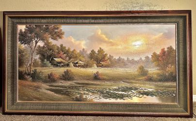 X Large oil painting