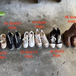 Assorted Girls Shoes, Sizes 13 To 4