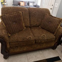 Sofa and loveseat