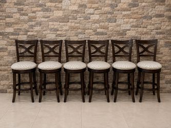 6 banquetas de bar, bar stools