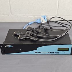 GEFEN EXT-DVI MATRIX SWITCHER 8X8 DVI 1920X1200 HDTV 1080P With Cables