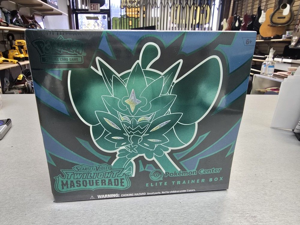 POKEMON SCARLET & VIOLET TWILIGHT MASQUERADE ELITE TRAINER BOX NEW.