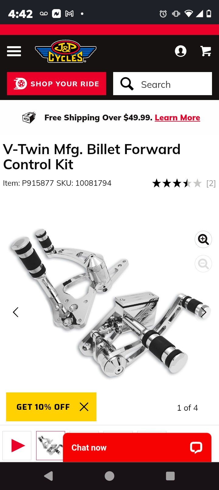 **V-TWIN FORWARD CONTROL KIT****