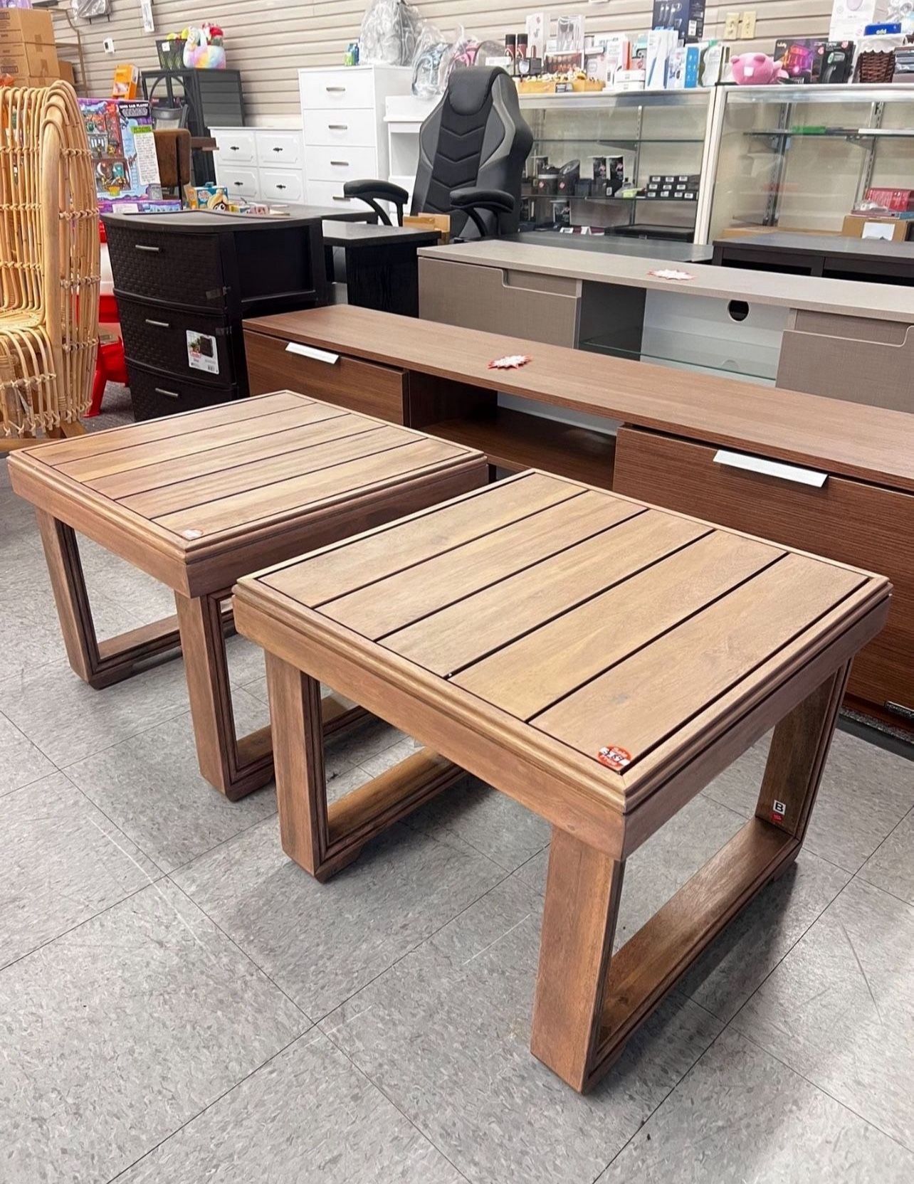 🌿 New Acacia Wood Side & End Table – Handcrafted Elegance! 🌿